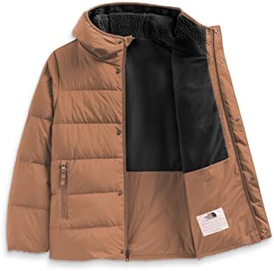 North FACE Boys' North Down flis-obložena Parka, Tosted Brown, X-Large