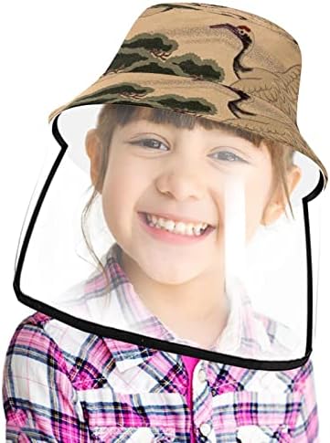 Zaštitni šešir za odrasle sa štitom za lice, ribarski šešir protiv sunčeve kape, japanski bor i čempres