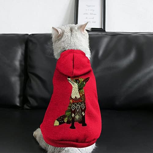 Floral Fox personalizirani kućne ljubimce za kućne ljubimce mekani ugodno odjeća za pse prozračne kućne