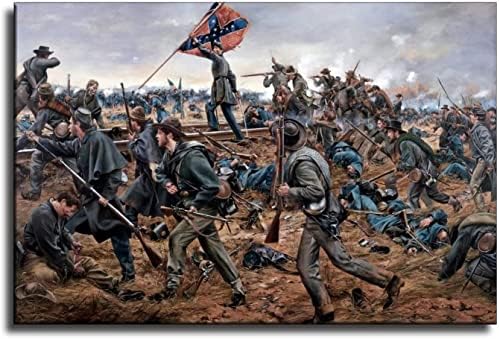 Bitka kod Fredericksburga Konfederacije povijesti građanskog rata Poster Platno Ispis zidnih poklona ukras