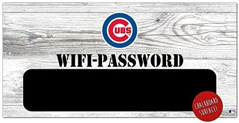 MLB Chicago Cubs Unisex Chicago Cubs WiFi LOGHT LIGHT, Boja tima, 6 x 12