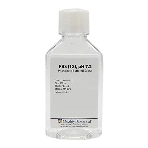 Kvalitet biološki 114-056-491 fosfat Puferovani fiziološki rastvor, 1x pH 7,2, 4L