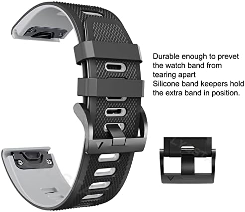 XJim 22. 26mm Smart Watch Trake za Coros Vertix 2 Mekani silikonski SmartWatch za Garmin Fenix ​​6 5x 6x