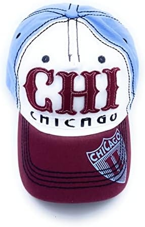 Chicago šešir Illinois suveniri Chicago City kapa Tata kape Chicago bejzbol kapa oprana pamučna kapa za