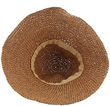 Urban CoCo ženske kape sa širokim obodom sklopive ljetne slamnate kape na plaži