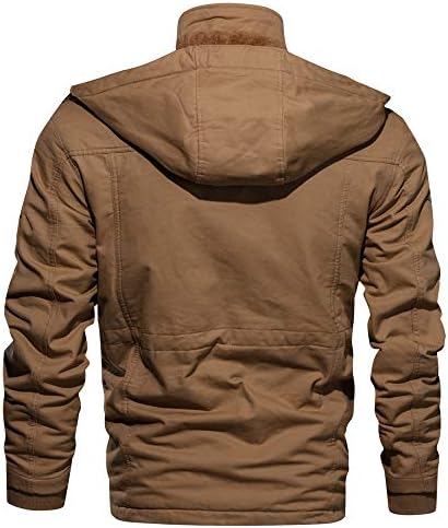 YMOSRH vodootporne jakne za muškarce zimska kašmir zadebljani džep pamučna kaput odjeća prozračne modne