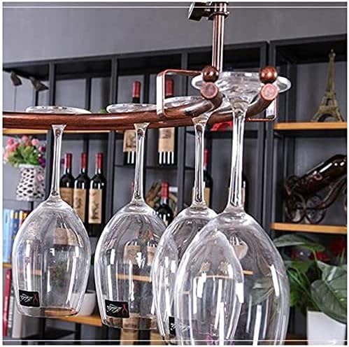 Viseći vinski stakleni stalak za vin viseći viseći vino za vino vino naopako držač stakla, viseći držač