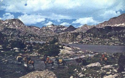 Donji kuvarsko jezero, Wyoming razglednice