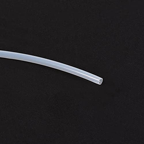 Uxcell PTFE cijevi za cijevi visoke temperature multifunkcionalna cijev bijela 1,8 mm / 0,07''ID x 2.2mm