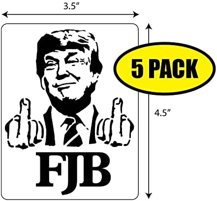 FJB Trump srednji prsti vinil naljepnica naljepnica | Peel & Stick | Smiješno, humor, poklon, politički,