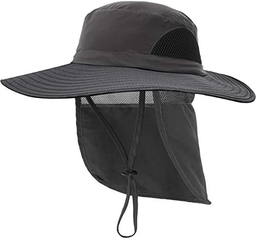 Šeširi za sunce za muškarce ženski šešir za pecanje sa preklopom za vrat UPF 50+ prozračna vodootporna kapa