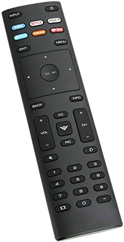 XRT136 Remote Control Replacement for Vizio TV w/VUDU Netflix XUMO Crankle iHeartRadio Shortcut Keys E48U-D0