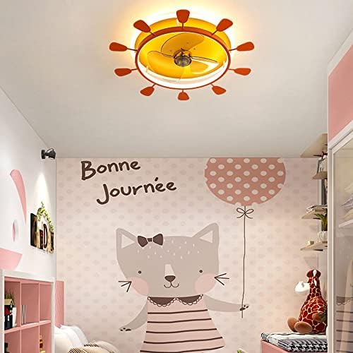 Ibajdy 80W LED zatamnjeni stropni ventilator sa laganom dječjom dječjom dječjom sobom svjetla na ventilatorima