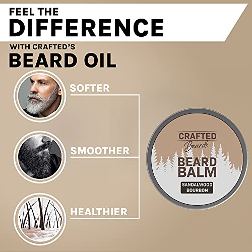 Deluxe ulje za bradu i balzam za bradu - za mekšu, Glatkiju, hidratiziranu bradu - napravljeno od potpuno