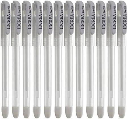 Idrea gel valjka isticanje olovke bijele boje za ponovno punjenje 0,8 mm srednje točke za crne crtanje crtača