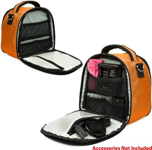 Najlonska SLR torba naranča za Canon EOS 20D, 300D, 30D, 350D DSLR kamera i zaštitni ekran i zaštitni ekran