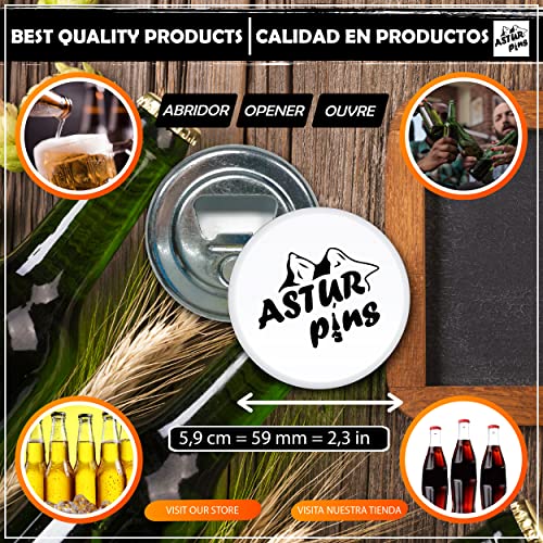 Astur Pins - Otvarač za boce Shield Sułkowski 2 - porodica Poljska - Poljska - Četveni otvarač piva, Originalni