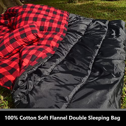 Dvostruke vreće za spava za odrasle vodootporne parne vrećice za spavanje za spavanje za kampiranje ruksaka