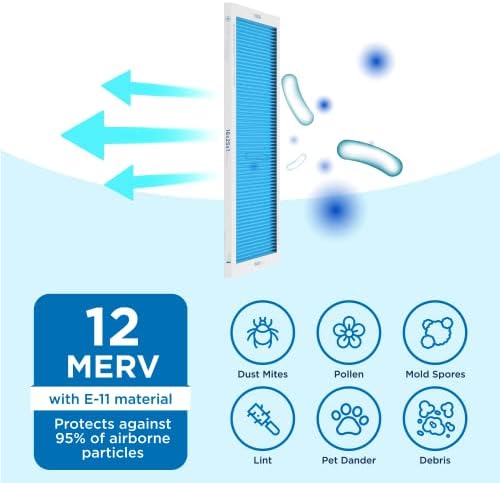 Medify Air 16x25x1 Filter-HEPA čišćenje vazduha-plisirani HVAC AC peći filteri za vazduh zamena - stvarna