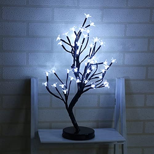 Solustre božićno ukrasno trešano svjetlosno bateriju - vodootporna stabla lampica ukras sa 48 LED svjetla,