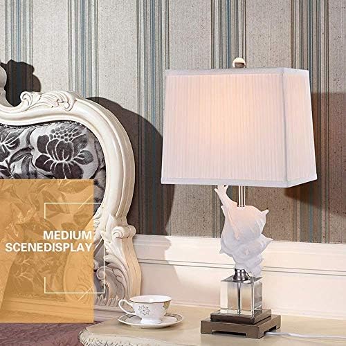 WSSBK stolna svjetiljka-spavaća lampe za stolu, sančana stolna svjetiljka s tkaninom sjenila -Kreative modne