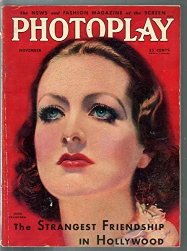 Photoplay 11/1932-Joan Crawford-Earl Christy-Clara Bow-informacije o filmu-filmske zvijezde-VG
