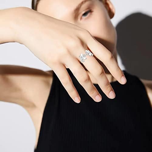 2023 Novi personalizirani cvjetni prsten jednostavan i osjetljiv dizajn pogodan za sve prilike ženske vjenčanice