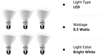 Ecosmart Bright White LED BR30 zatamnjiva sijalica za poplavu, 65W zamjena, 9 Watt, 655 lumena - 3000k-Nominalna