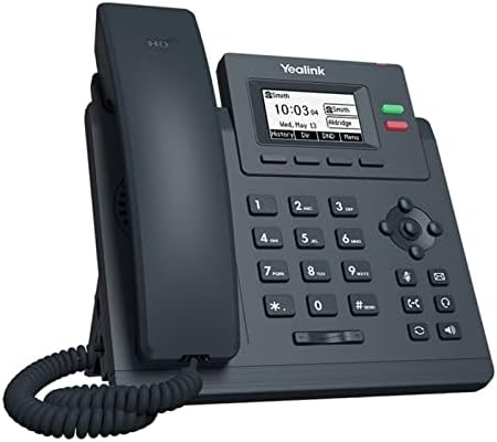 Yealink SIP-T31P IP telefon [10 pack] 2 VoIP računa. 2,3-inčni grafički prikaz. Dual-port 10/100 Ethernet,