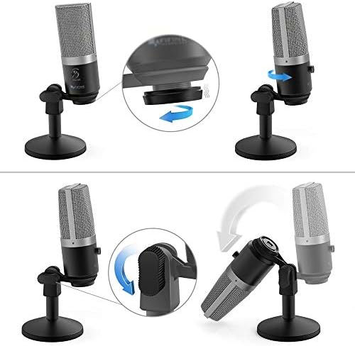 WSSBK USB mikrofon za Laptop i računare za snimanje Streaming Twitch glas preko Podcasting za Skype