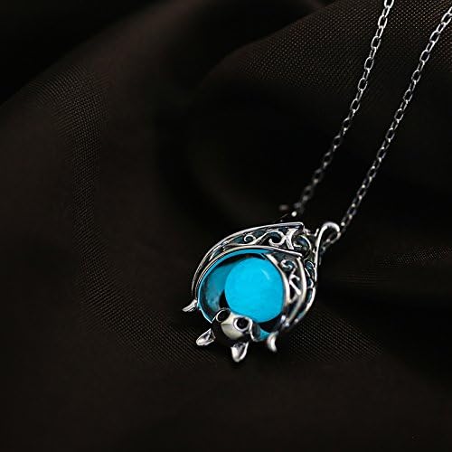 925 Sterling Silver Bat ogrlica naušnice narukvica slatka životinja koja sija u mraku Halloween nakit poklon