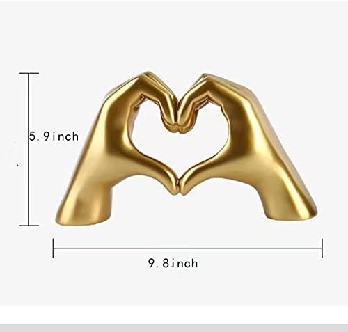 Poksauae Love Kip prst Zlatni gest ukras može se koristiti za parove, parove suvenire i poklone