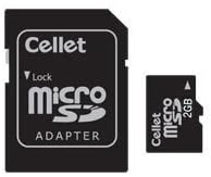 Cellet MicroSD 2GB memorijska kartica za Garmin Edge 705 telefon sa SD adapterom.