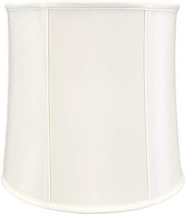 Royal Designs, Inc. Sjena lampe za bubanj, BSO-719-16LNWH, 15 x 16 x 16, laneno Bijela