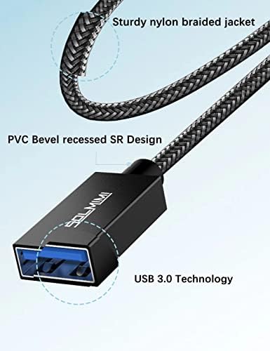 Solmimi USB C do USB ženskog kabla, tip-c muški do USB a 3,1 ženski na kablu 5Gbps Podaci kompatibilni sa