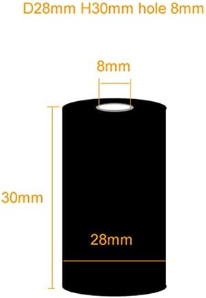 Kotač za pomicanje crnog ležaja, promjer 18 / 24mm 28mm tvrdo površinski pogonski pullej zvučni putnički