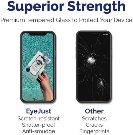 Eyejust zaštitnik ekrana za blokiranje plavog svjetla za iPhone 6+/7+/8+, naučno Testirano & Validirano,