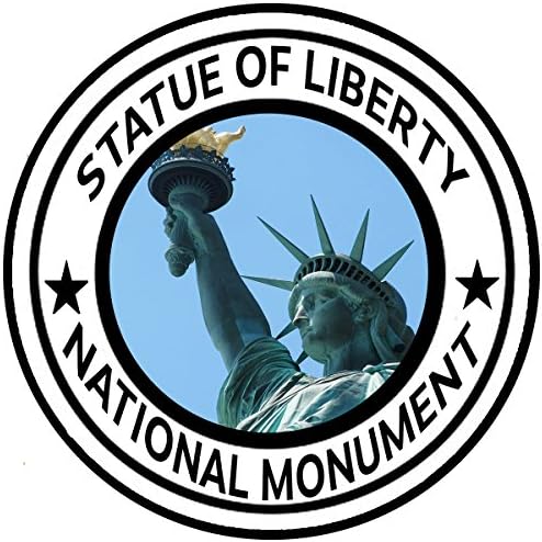 Kip Liberty National Monument naljepnica 5 Okrugli automobil Auto naljepnica New York