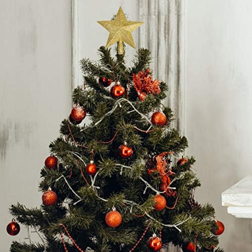 Soimiss Gold Decor Božićno drvce Glitter Star Treetop Xmas Star Tree ThePers Holidale Sezonski božićni ukrasi