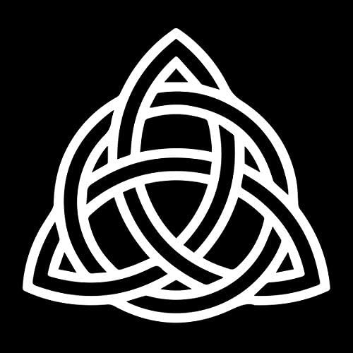 Celtic Triquetra masonski vinil naljepnica - [crna] [6 inčni]
