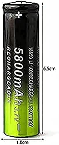 ACSONS AA Lithium batteriesPinkIcr18650-26FRechargeableLithiumBatteries3.7V2600MahLi-IonPCBProtectedBatteryFlat-top,2pcs