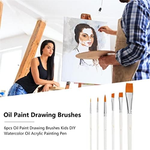 Czdyuf 6 najlonske četke za crtanje boje za kosu DIY akvarel ulje akrilno slikarstvo Art Pen Set potrepštine