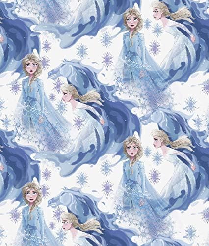 Disney Frozen Cotton fat Quarter-Elsa u svom elementu 18 x 22 debeli kvartal
