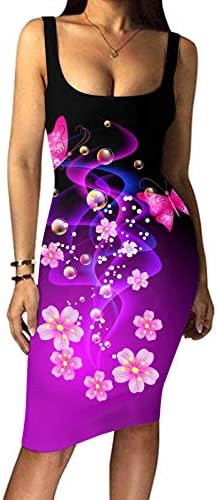 Proljetne haljine za žene 2023 Trendy, moda casual tiskani tanki fit hip radna suknja rukava bez rukava