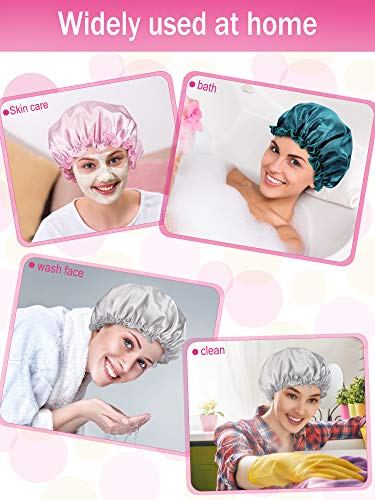 6 komada kapa za spavanje Satenski poklopac za spavanje meka elastična noćna kosa za žene djevojke