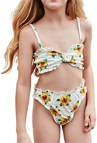 Odijela Za Kupanje Djevojčica Macrame Praznični Kupaći Kostim Bikini Set Djevojke Dvodijelni Slatki Print