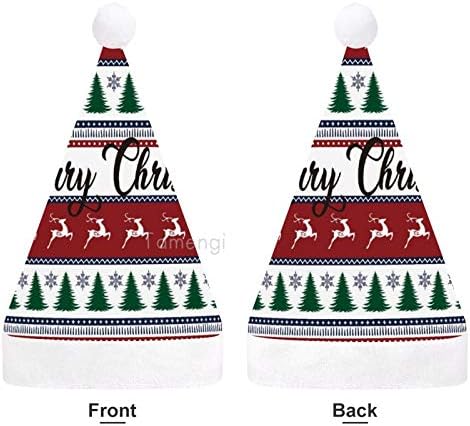 Božić Santa šešir, jelke Božić Holiday šešir za odrasle, Unisex Comfort Božić kape za Novu godinu svečani