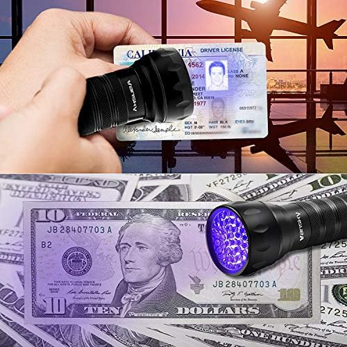 Vansky Black Light UV svjetiljka, 2022 Nadograđena 51 LED i 12 LED crnka za kućne ljubimce za pseće mokraću