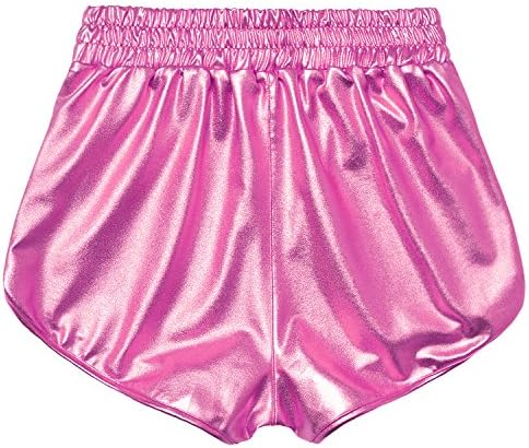 Perficion Girls Metalne kratke hlače blistave sjajne hlače Zlatno / srebrna / ružičasta odjeća