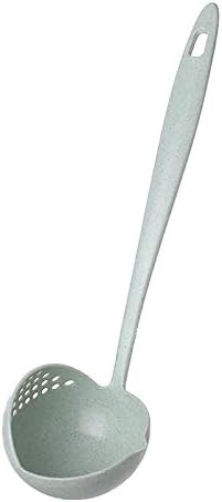 Fukar pšenična slama kašika kašika za kašiku Clunder 2 u 1 dugačka ručka plastična kašika ekološki prihvatljiv